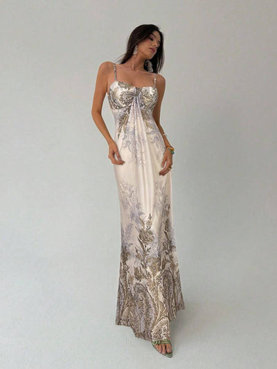 Aurelia | Elegant Floral Maxi Dress