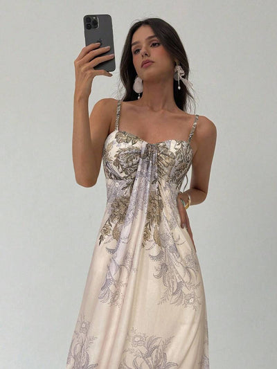 Aurelia | Elegant Floral Maxi Dress