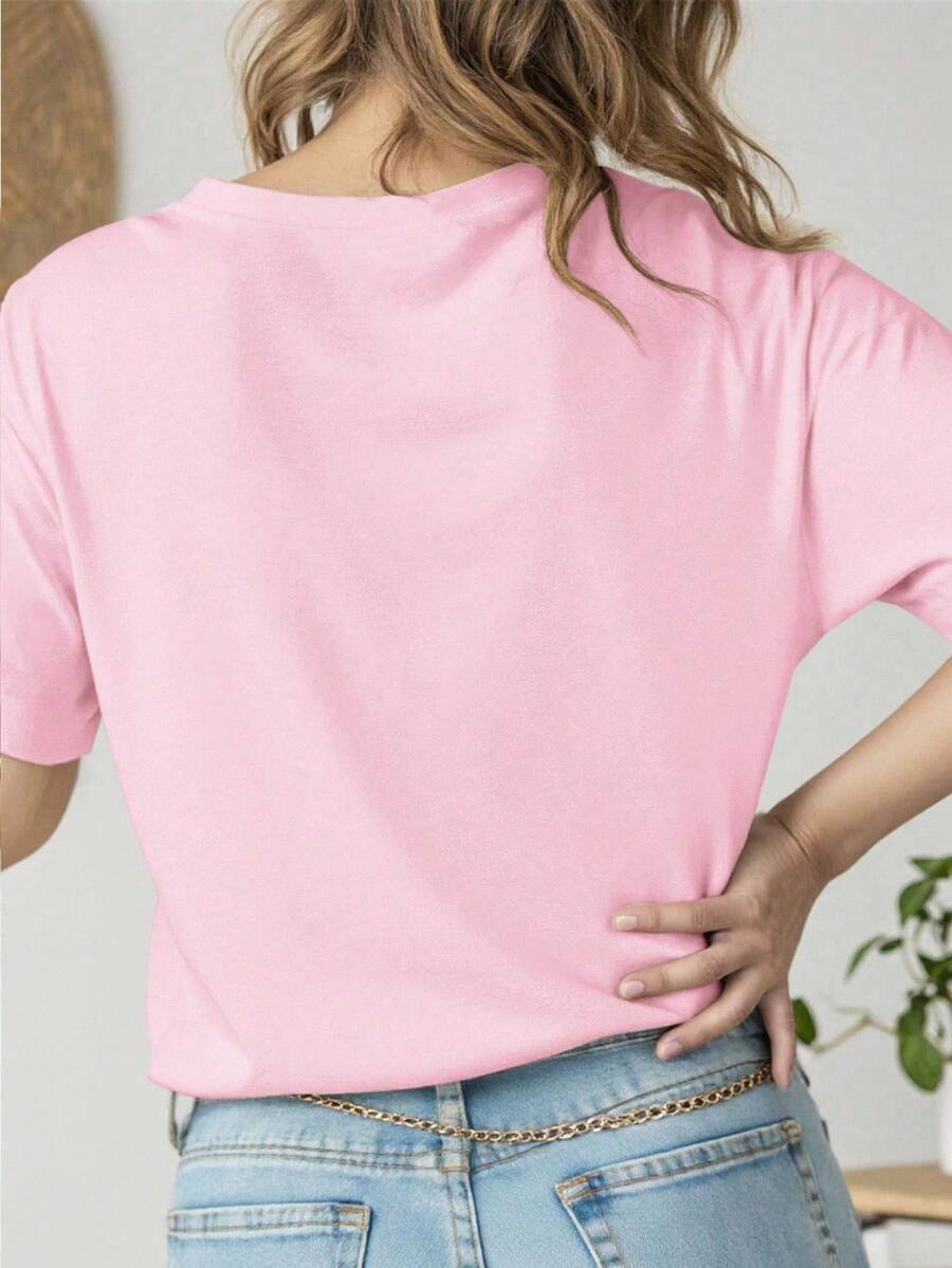 Talia | Casual Round Neck Tee