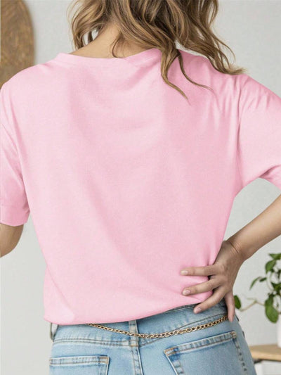 Talia | Casual Round Neck Tee