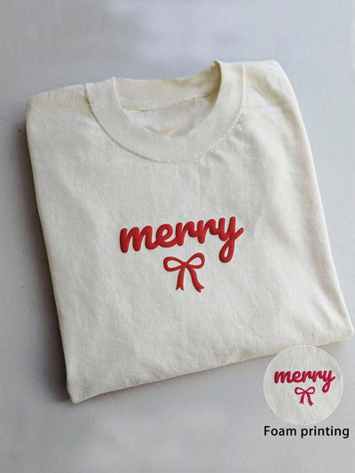 Luxe | Festive Puff Sleeve Sweatshirt