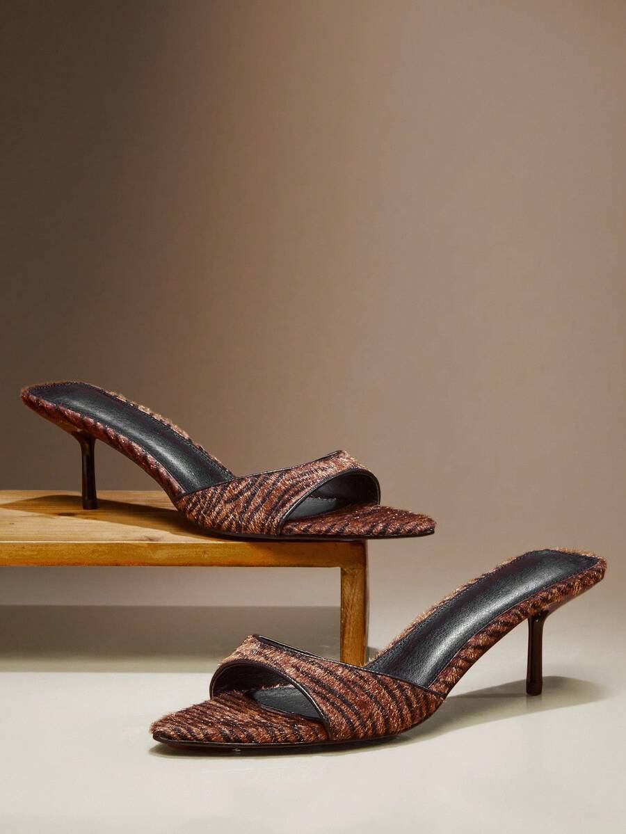 Zara | Chic Animal Print Sandals