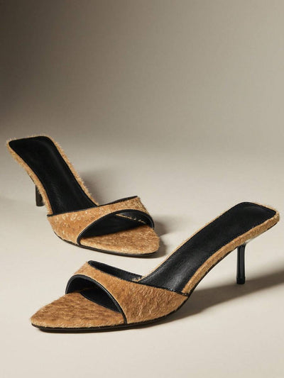 Zara | Chic Animal Print Sandals