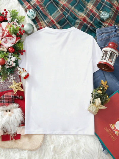 Merry | Hand-Painted Christmas Tee