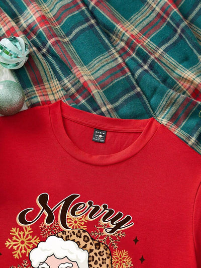 Merry | Hand-Painted Christmas Tee
