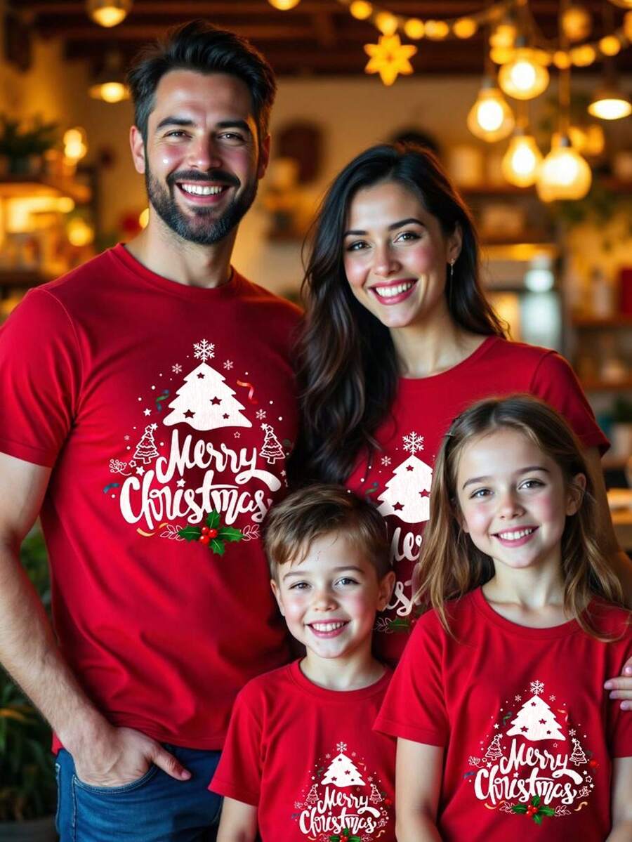 Merry | Hand-Painted Christmas Tee