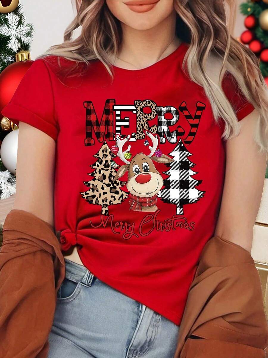 Jolly | Festive Reindeer Tee