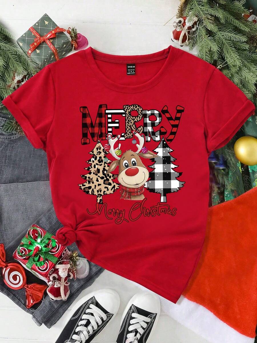 Jolly | Festive Reindeer Tee