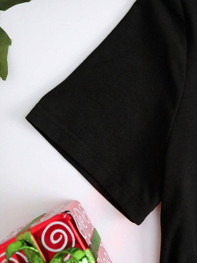 Merry | Hand-Painted Christmas Tee