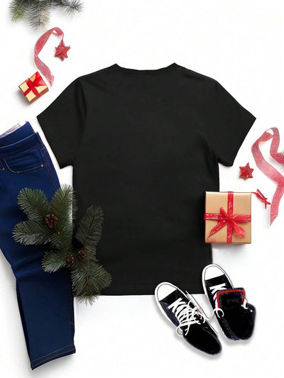 Merry | Hand-Painted Christmas Tee