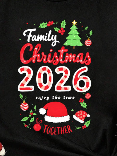 Merry | Hand-Painted Christmas Tee