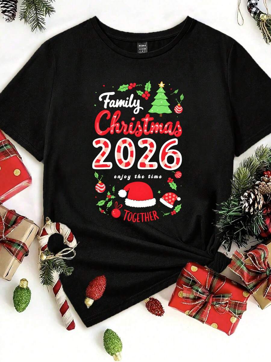 Merry | Hand-Painted Christmas Tee