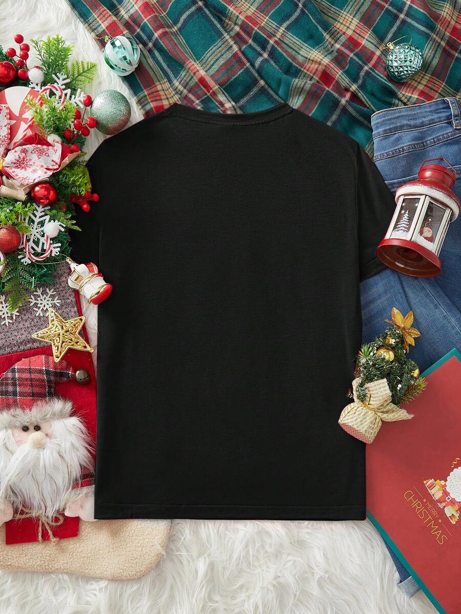 Merry | Hand-Painted Christmas Tee