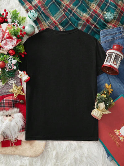 Merry | Hand-Painted Christmas Tee