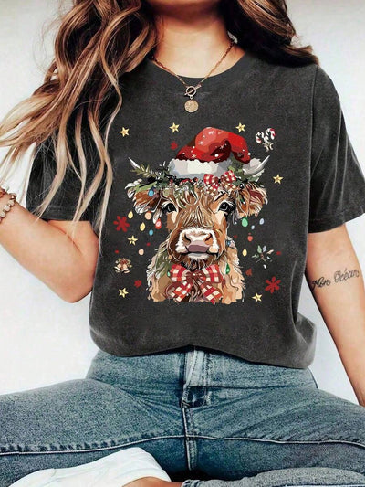 Blinky | Festive Cow T-Shirt