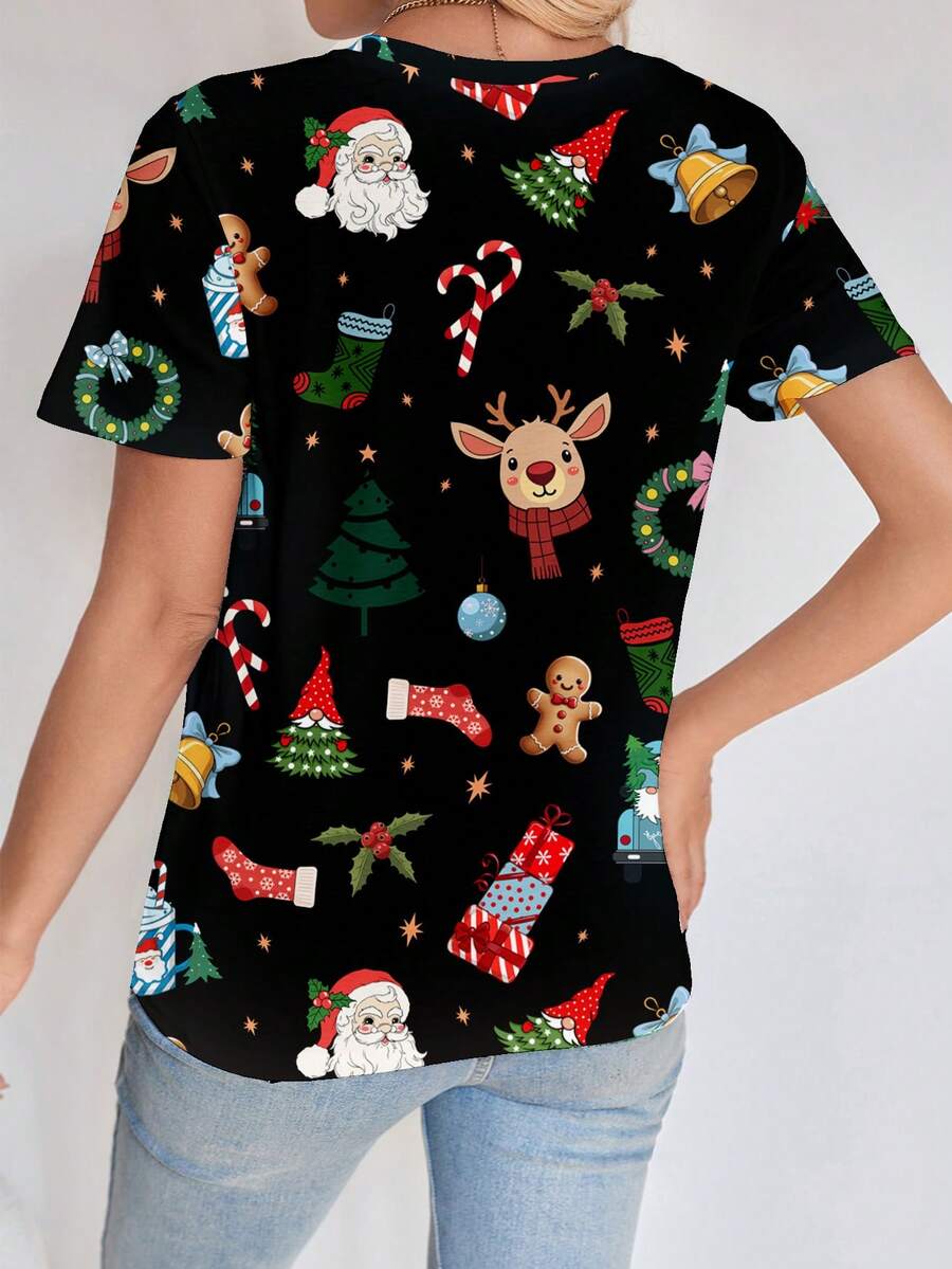 Luna | Casual Christmas Tee