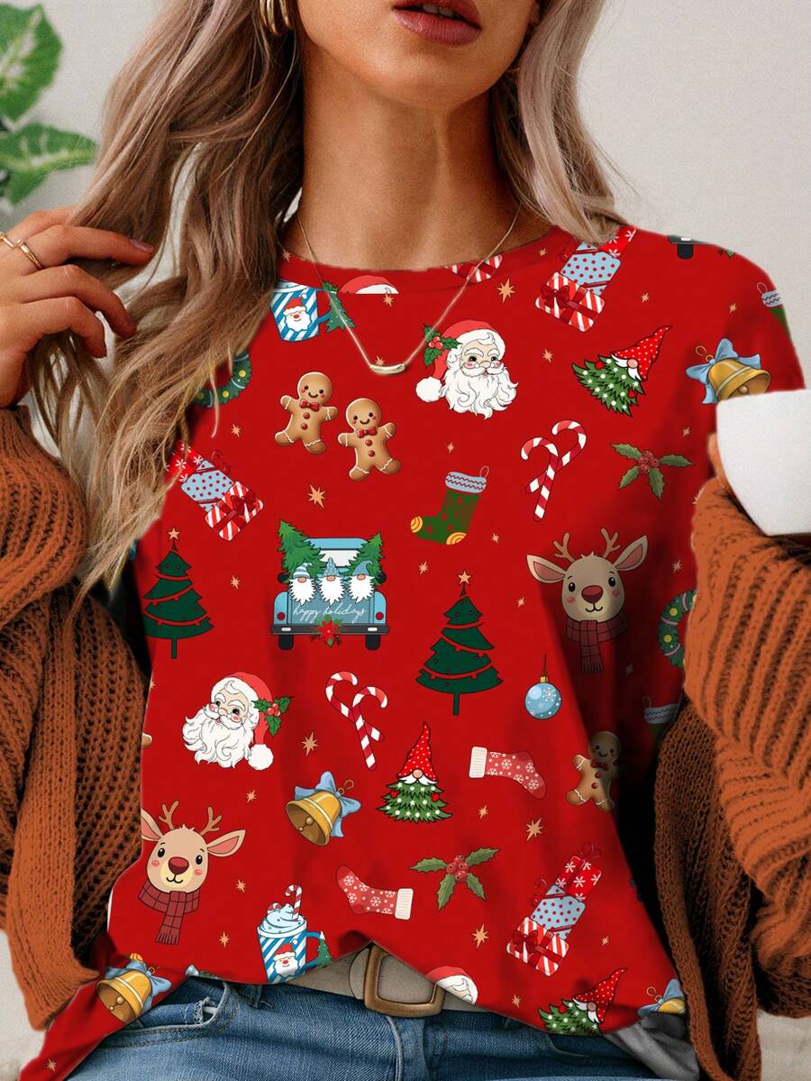 Luna | Casual Christmas Tee