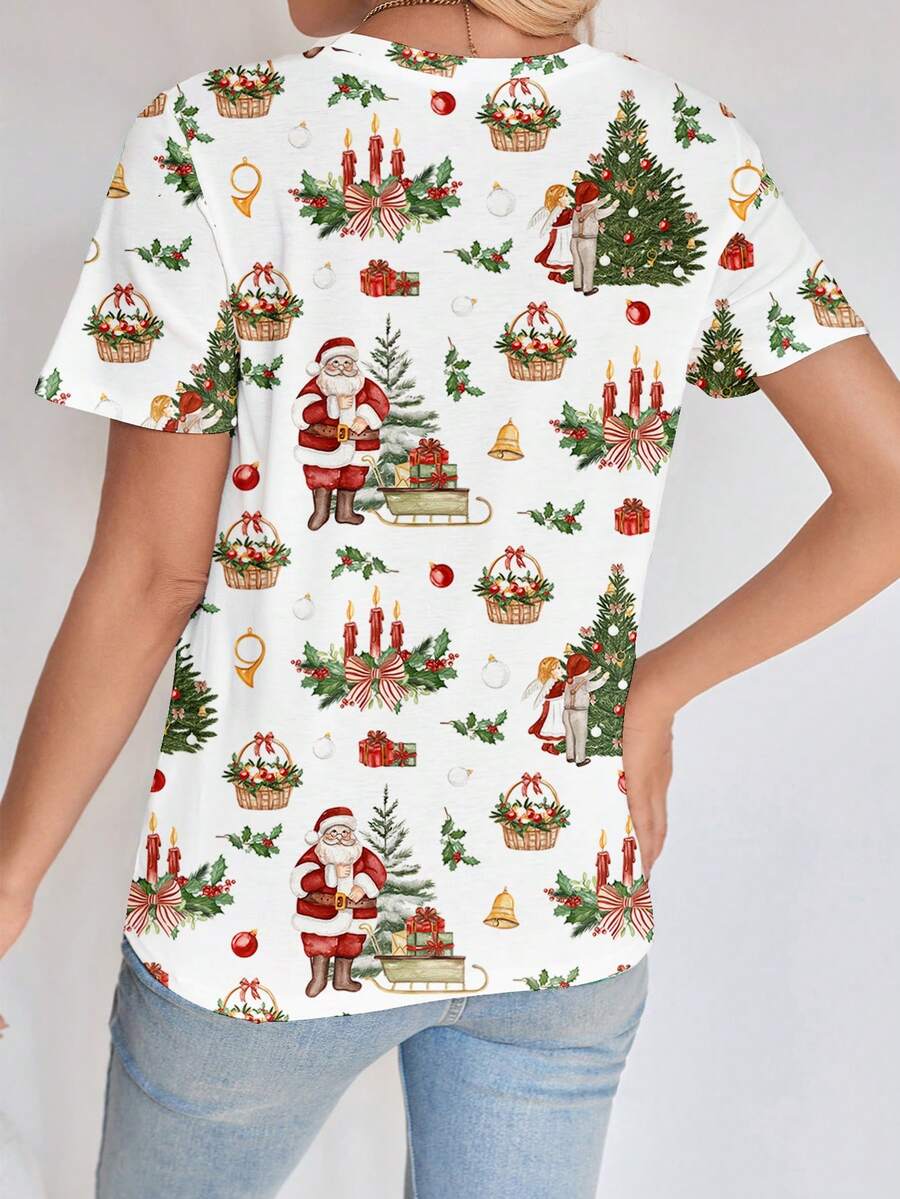 Luna | Casual Christmas Tee