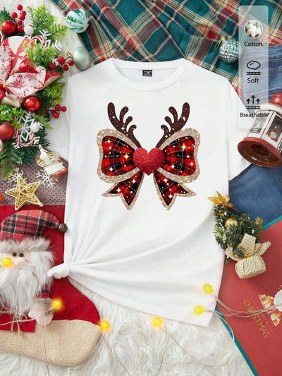 Merry | Hand-Painted Christmas Tee