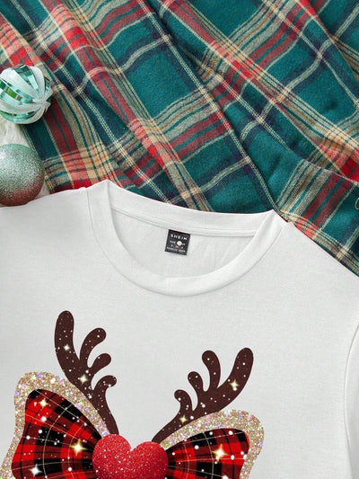 Merry | Hand-Painted Christmas Tee