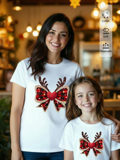 Merry | Hand-Painted Christmas Tee