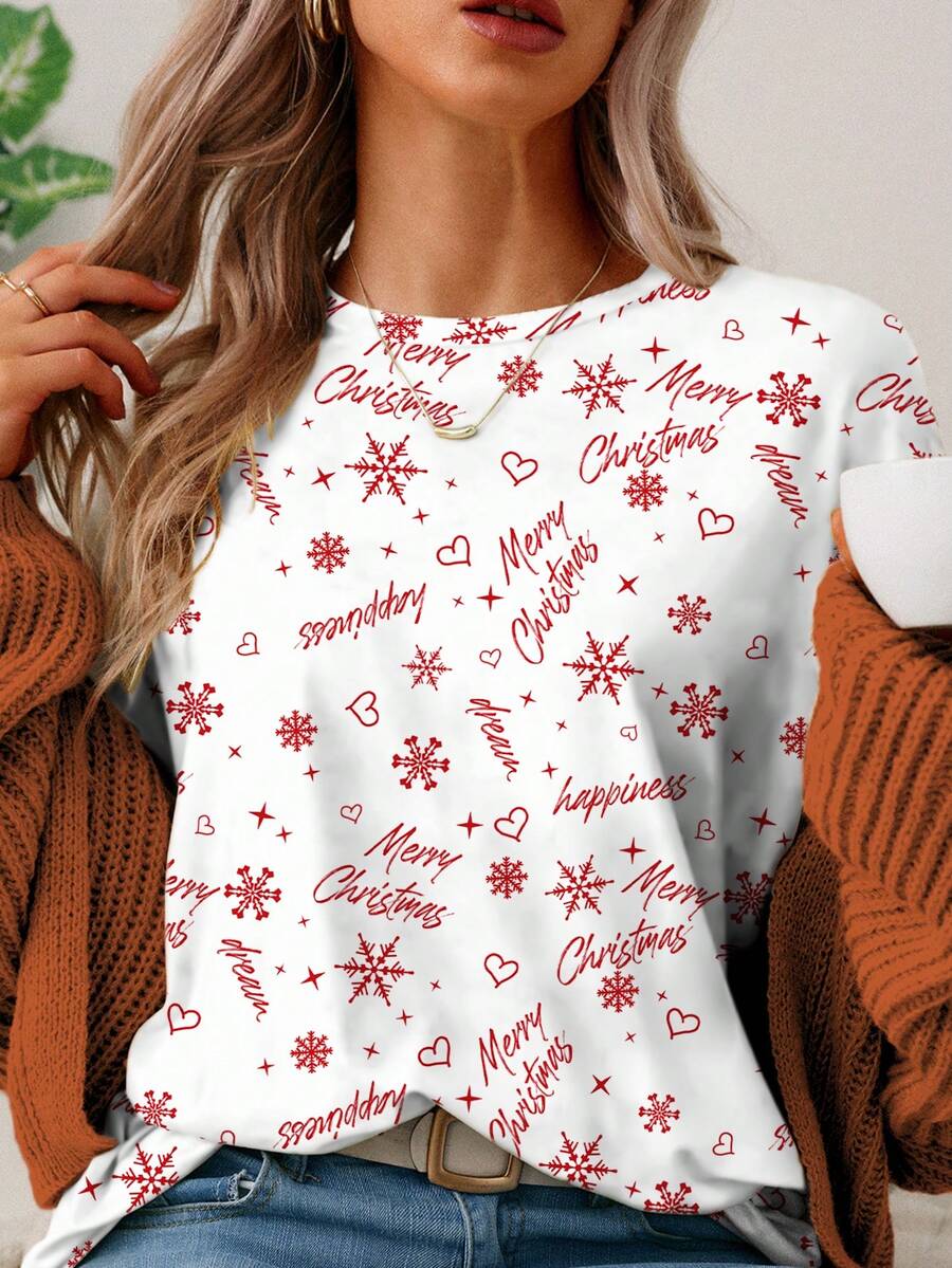 Luna | Casual Christmas Tee
