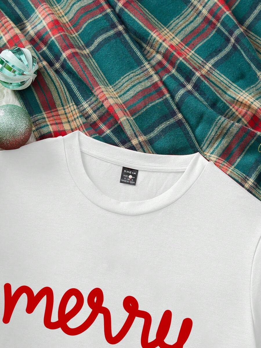 Merry | Hand-Painted Christmas Tee