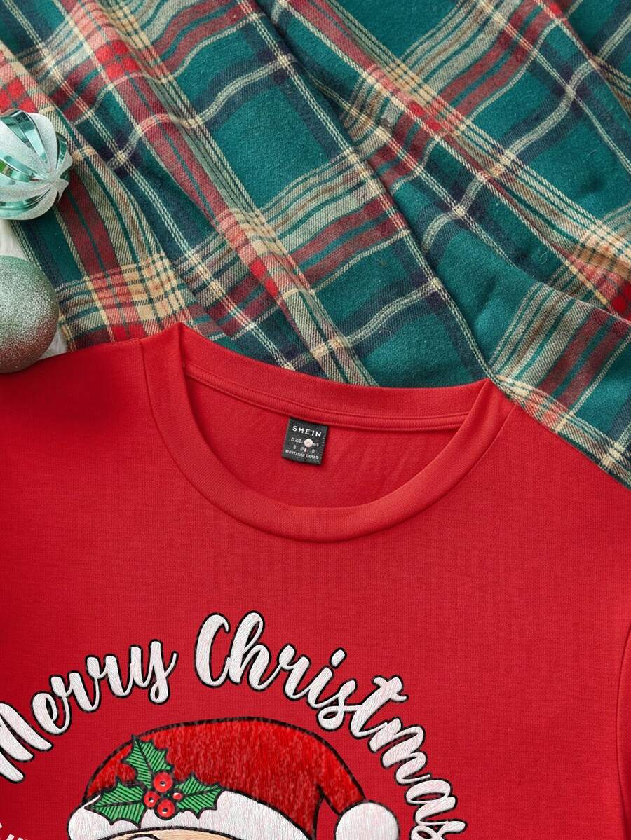 Merry | Hand-Painted Christmas Tee