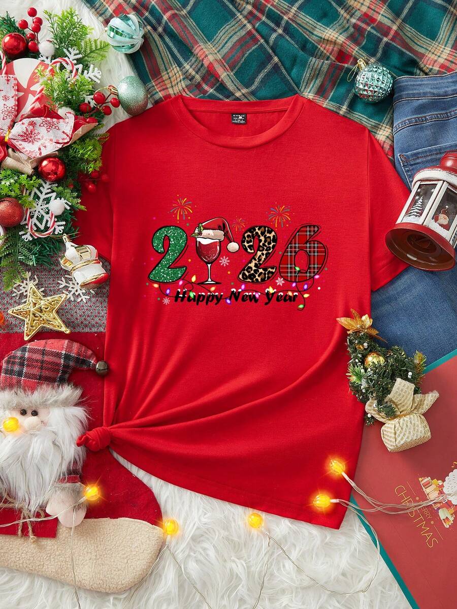 Merry | Hand-Painted Christmas Tee
