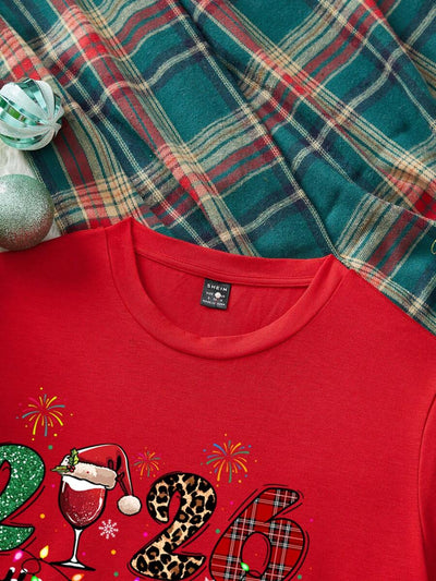 Merry | Hand-Painted Christmas Tee