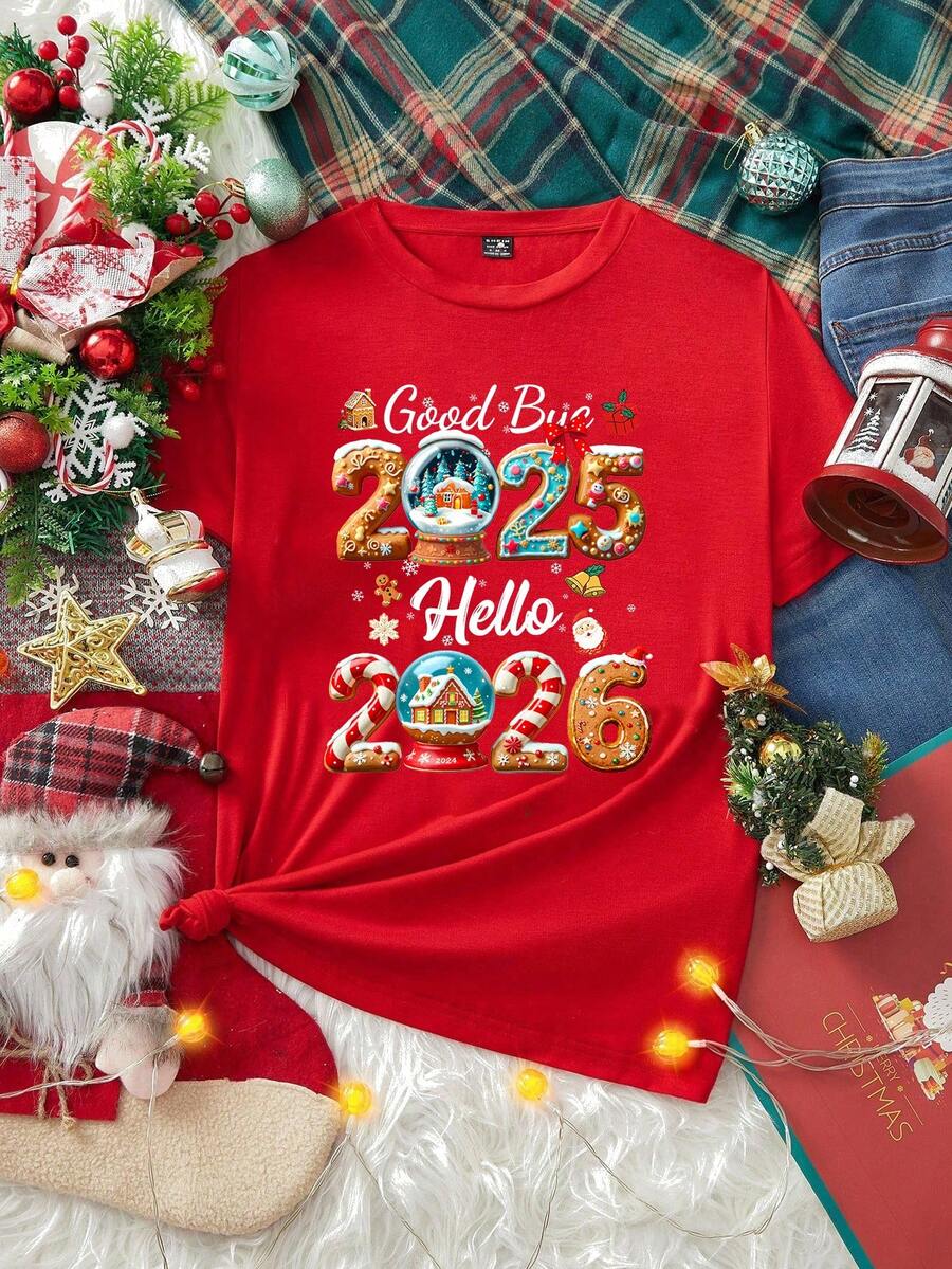 Merry | Hand-Painted Christmas Tee