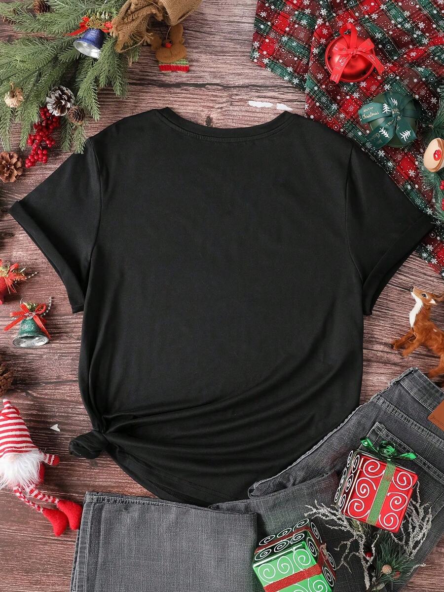 Cozy | Retro Christmas Print Tee