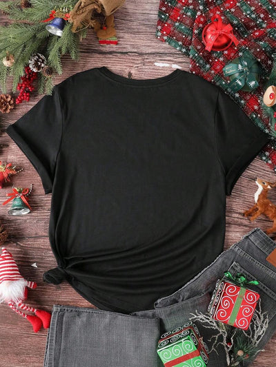 Cozy | Retro Christmas Print Tee