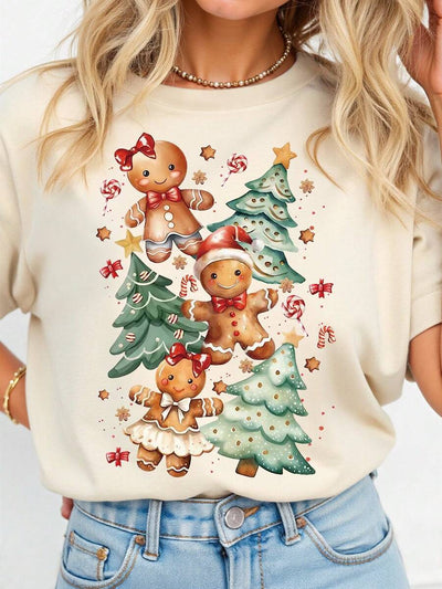 Cozy | Retro Christmas Print Tee