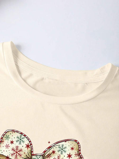 Cozy | Retro Christmas Print Tee