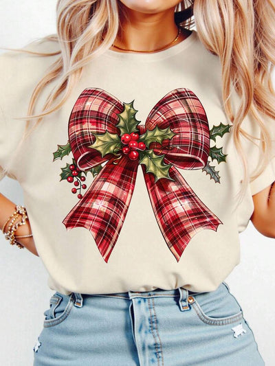 Cozy | Retro Christmas Print Tee
