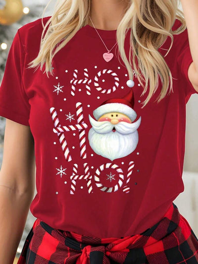 Merry | Festive Santa Graphic Tee