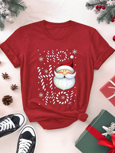 Merry | Festive Santa Graphic Tee