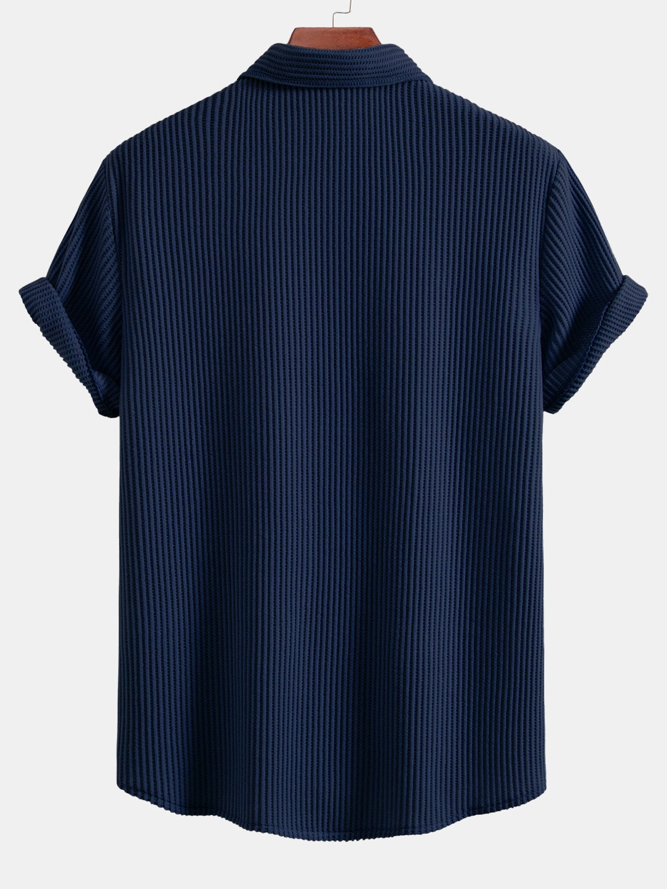 Breezy | Casual Waffle Button Shirt