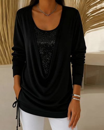 Zara | Chic Sequin Two-Piece Top