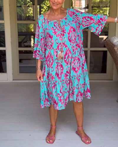 Cleo | Effortless Printed Dress