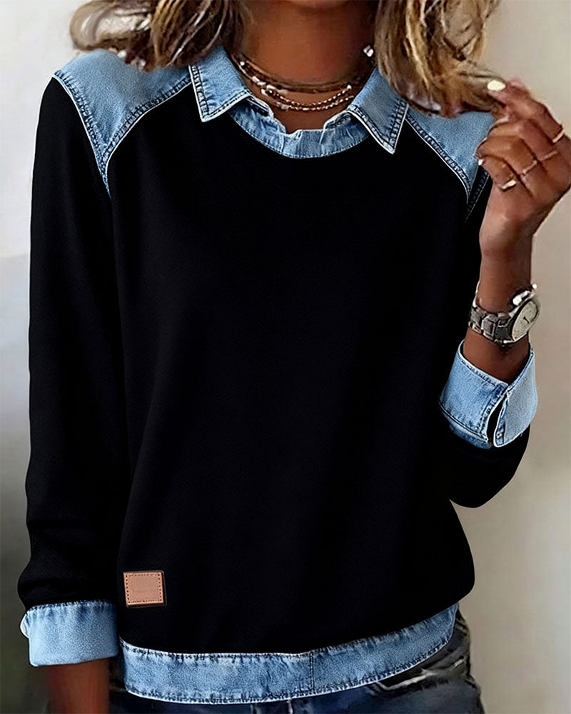 Luxe | Chic Long-Sleeved Blouse