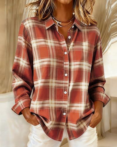 Breezy | Casual Plaid Lapel Shirt