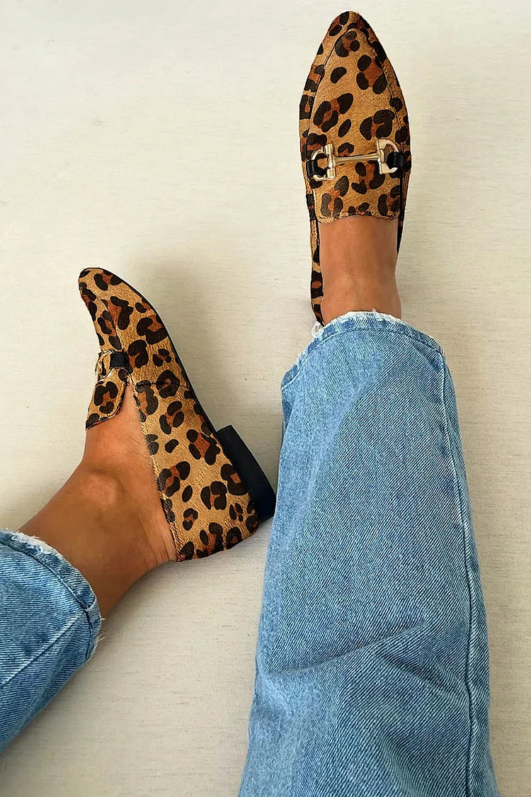 Kaya | Chic Leopard Loafers