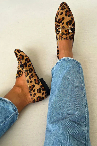 Kaya | Chic Leopard Loafers