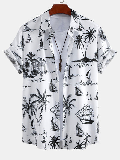 Breeze | Island Print Shirt & Shorts