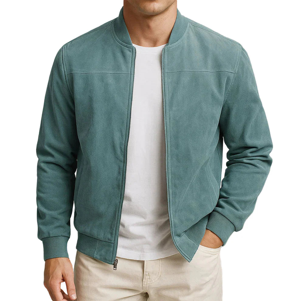 Ryder | Luxe Suede Bomber Jacket