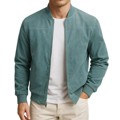 Ryder | Luxe Suede Bomber Jacket