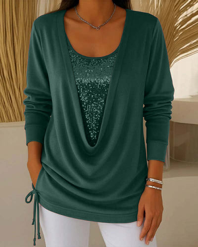 Zara | Chic Sequin Two-Piece Top