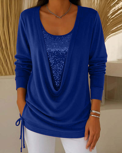 Zara | Chic Sequin Two-Piece Top